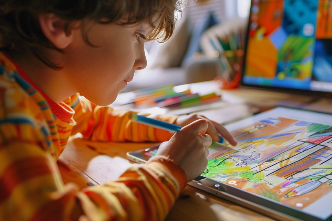 Online Learning for Little Artists: Can Children Really Learn Digital Art Remotely?